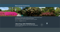 Desktop Screenshot of berggarten-hannover.de